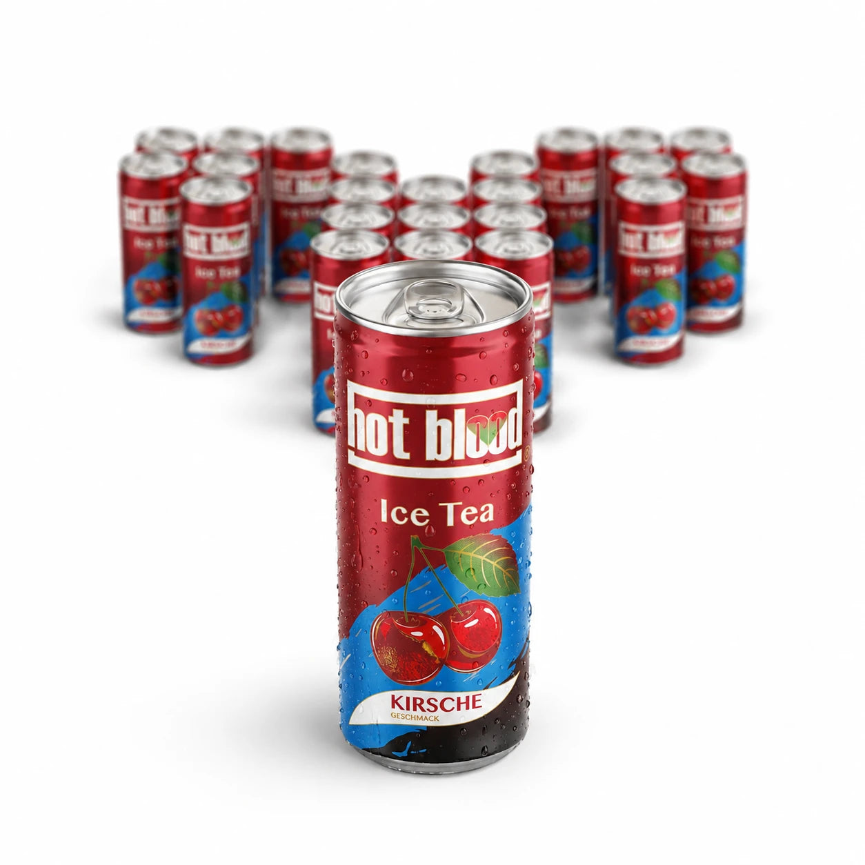 Hot Blood Ice Tea Kirsche 330ml