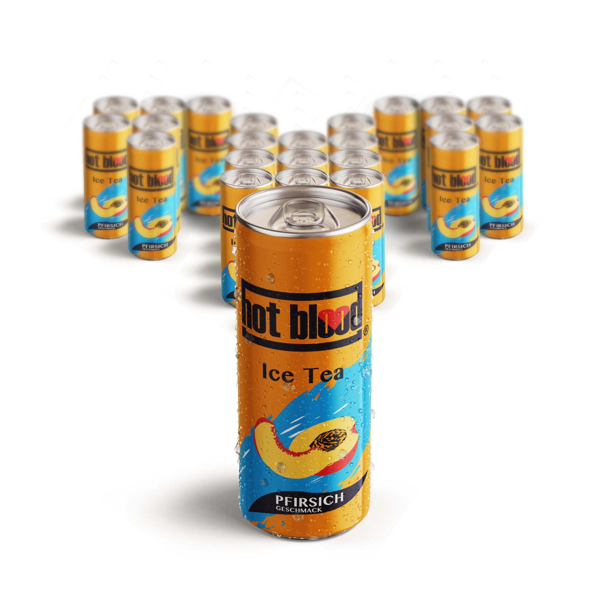 Hot Blood Ice Tea Pfirsich 330ml