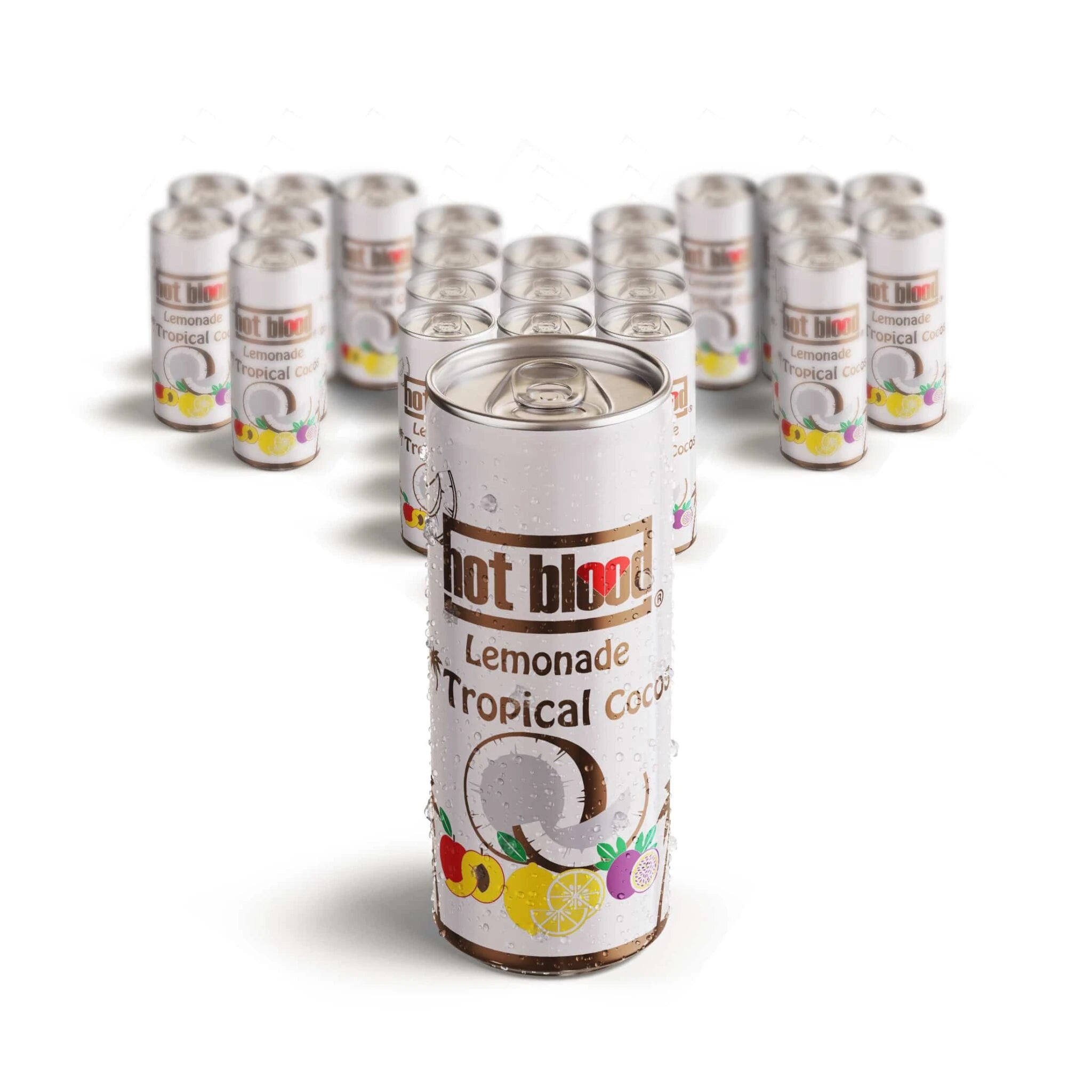 Hot Blood Ice Tea Tropical Cocos 330ml