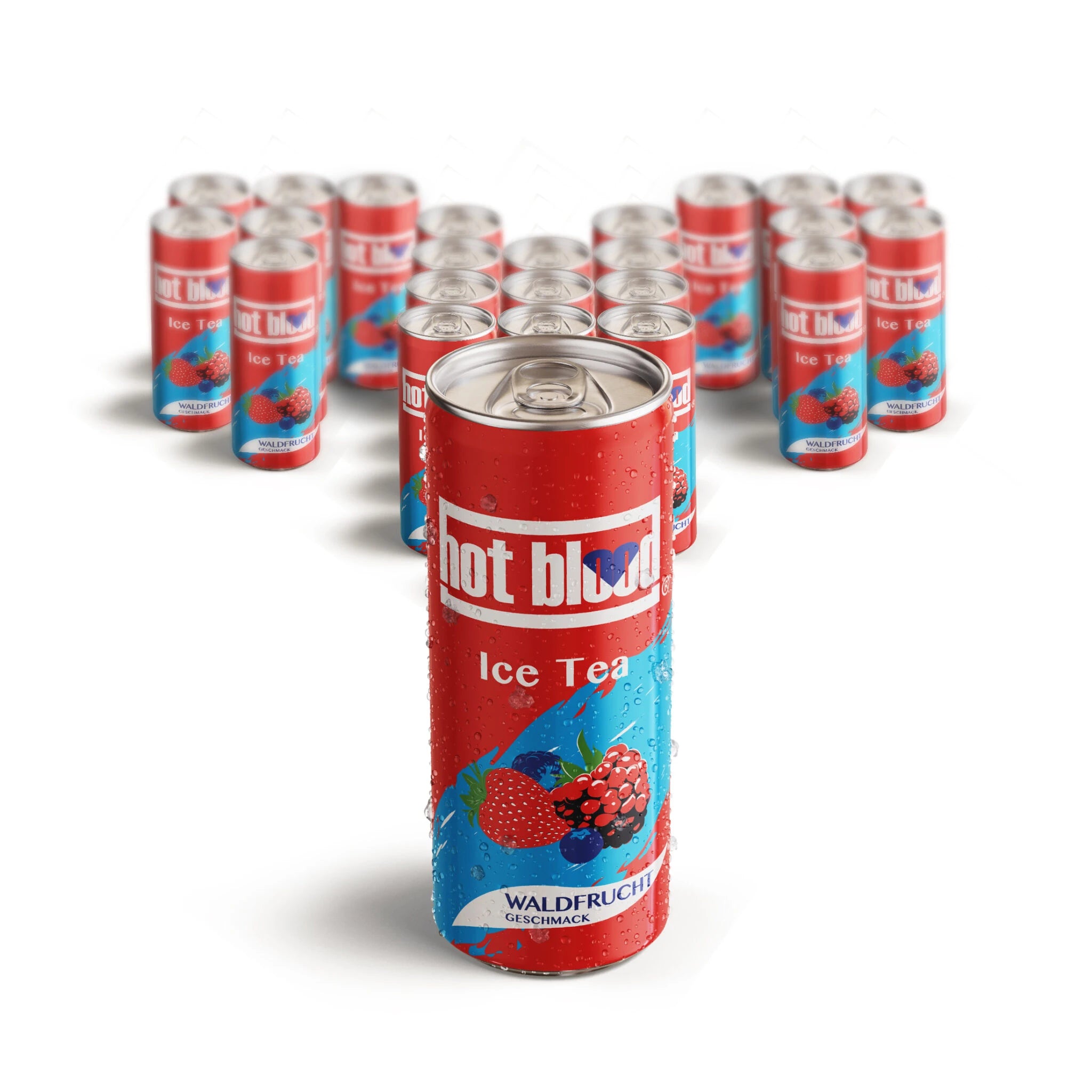 Hot Blood Ice Tea Waldfrucht 330ml