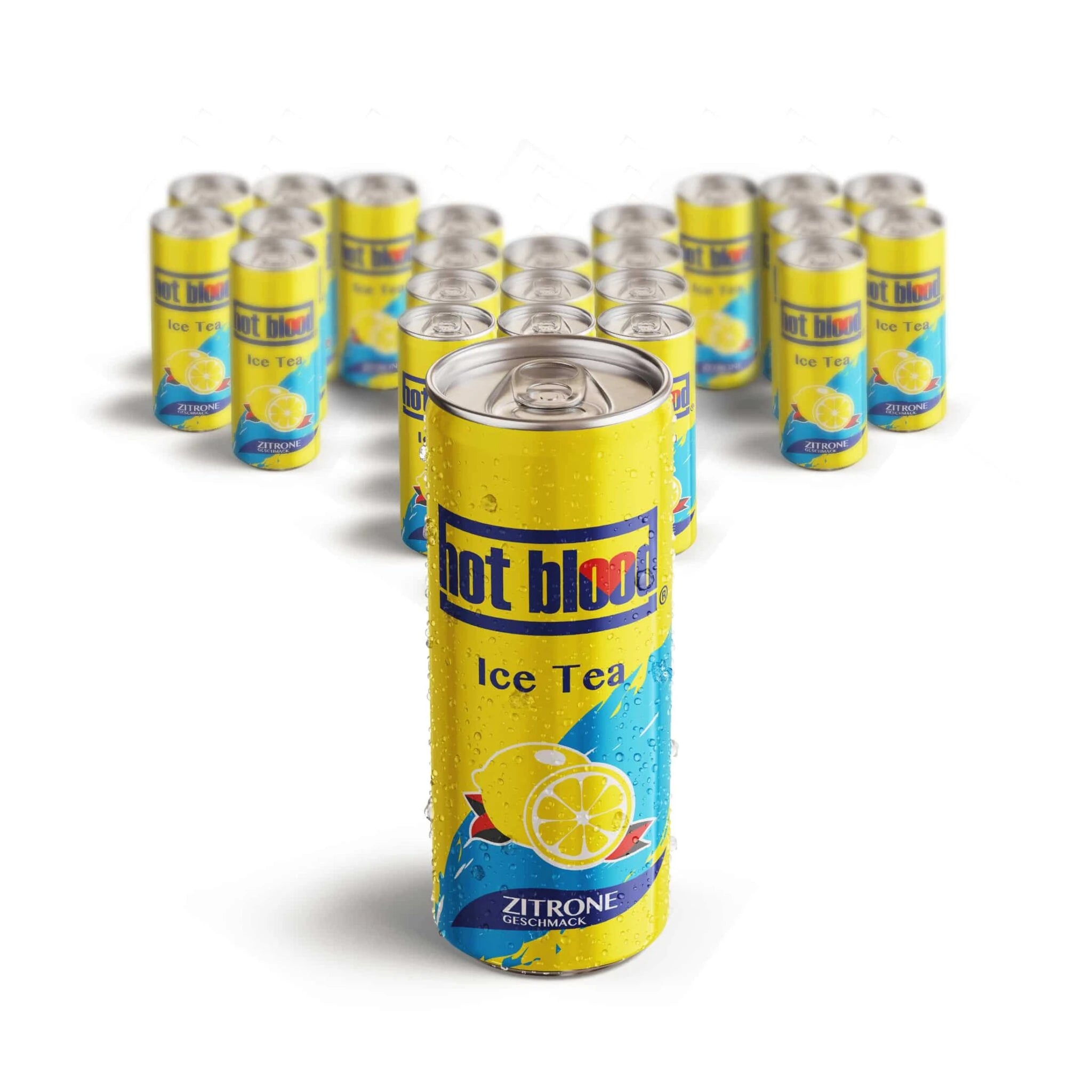 Hot Blood Ice Tea Zitrone 330ml