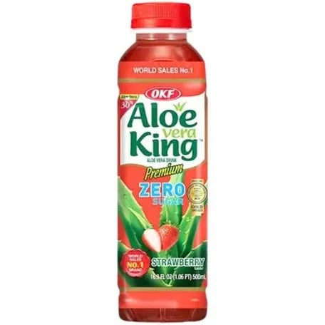 Aloe Vera King Strawberry Zero Sugar 500ml
