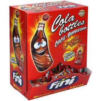 Fini Cola Bottles Liquid Filled Bubblegum 1stk