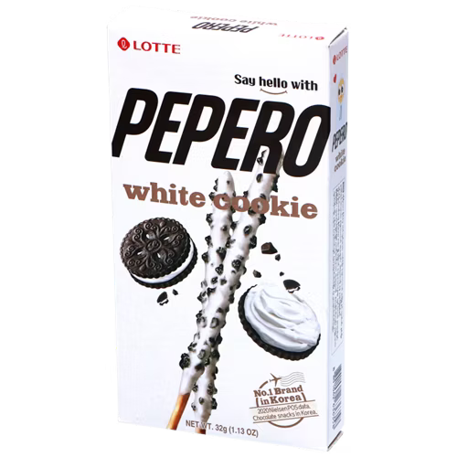 Lotte Pepero White Cookies Sticks 37g