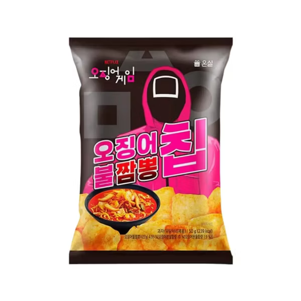 NETFLIX SQUID GAME Spicy Jjamppong Chips 50g