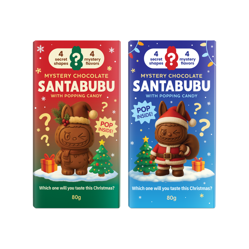 SantaBubu Mystery Chocolate Flavor Popping Candy 80g