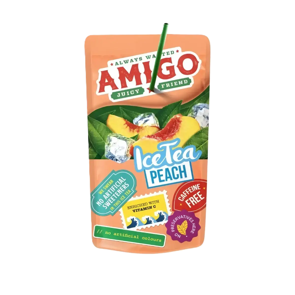 Amigo Juicy Friend IceTea Peach 200ml