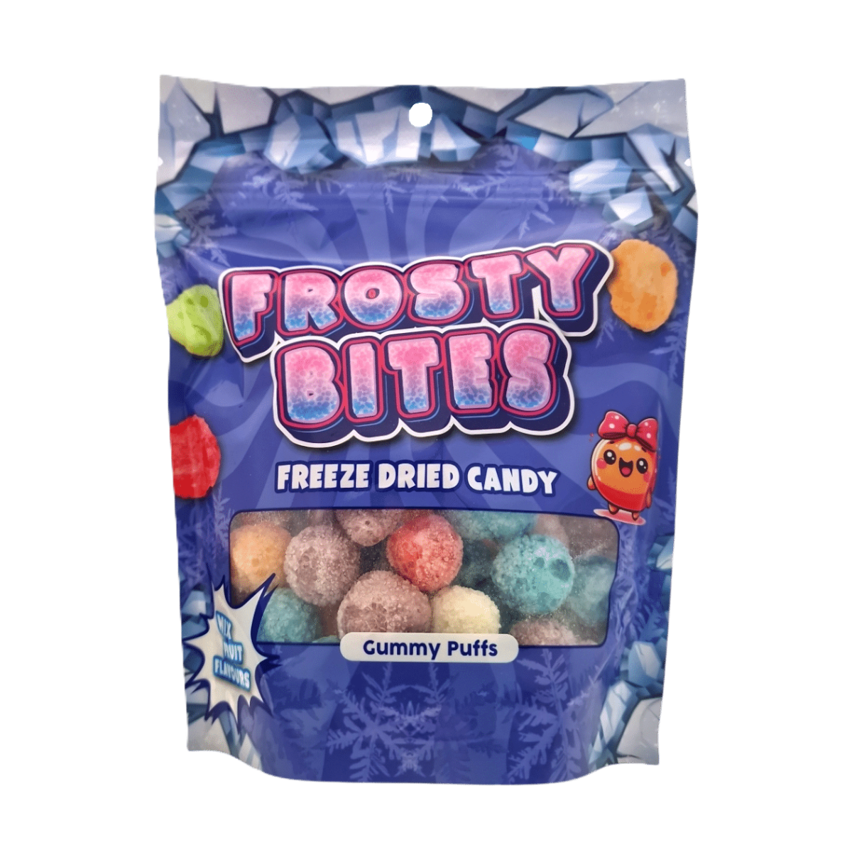 Frosty Bites Freeze Dried Candy Gummy Puffs 50g