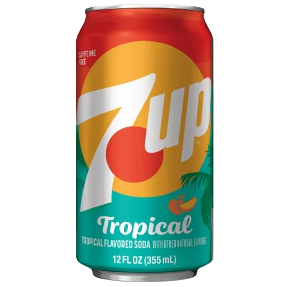 7UP Tropical Flavour 355ml