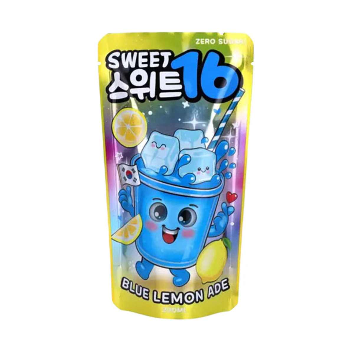 Sweet16 Blue Lemon Ade (Zero Sugar) 200ml
