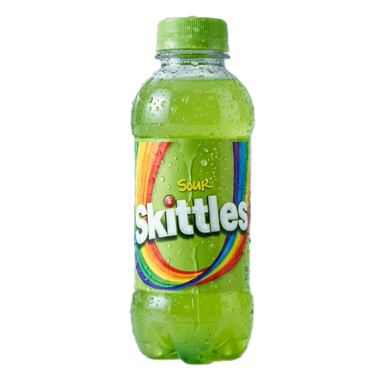 Skittles Sour Drink (grüner Apfel-Geschmack) 414ml