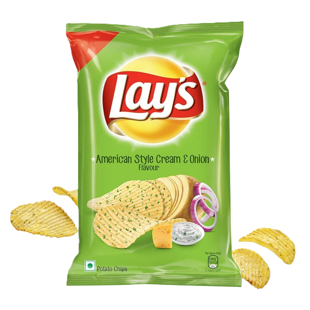 Lay's American Style Cream & Onion Potatoes Chips 50g