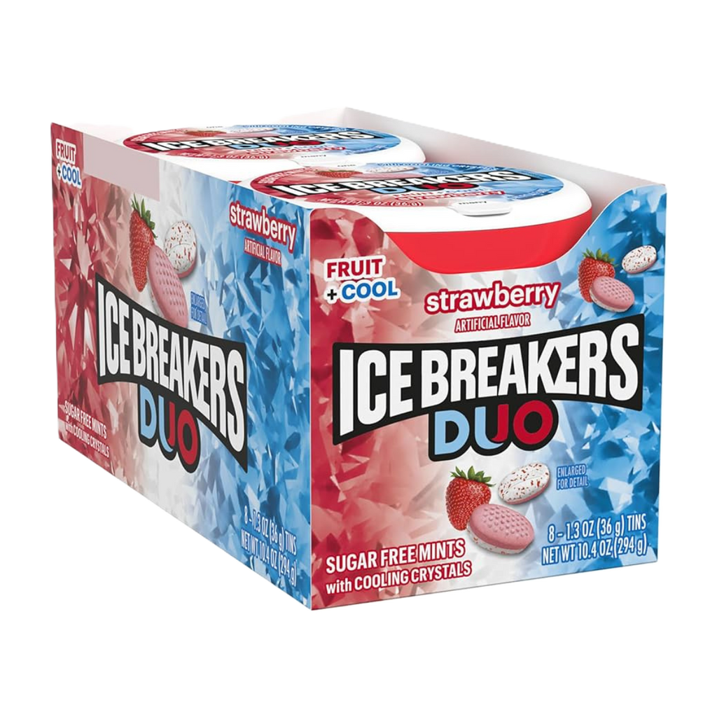 Ice Breakers DUO Mints Coolmint Strawberry 42g
