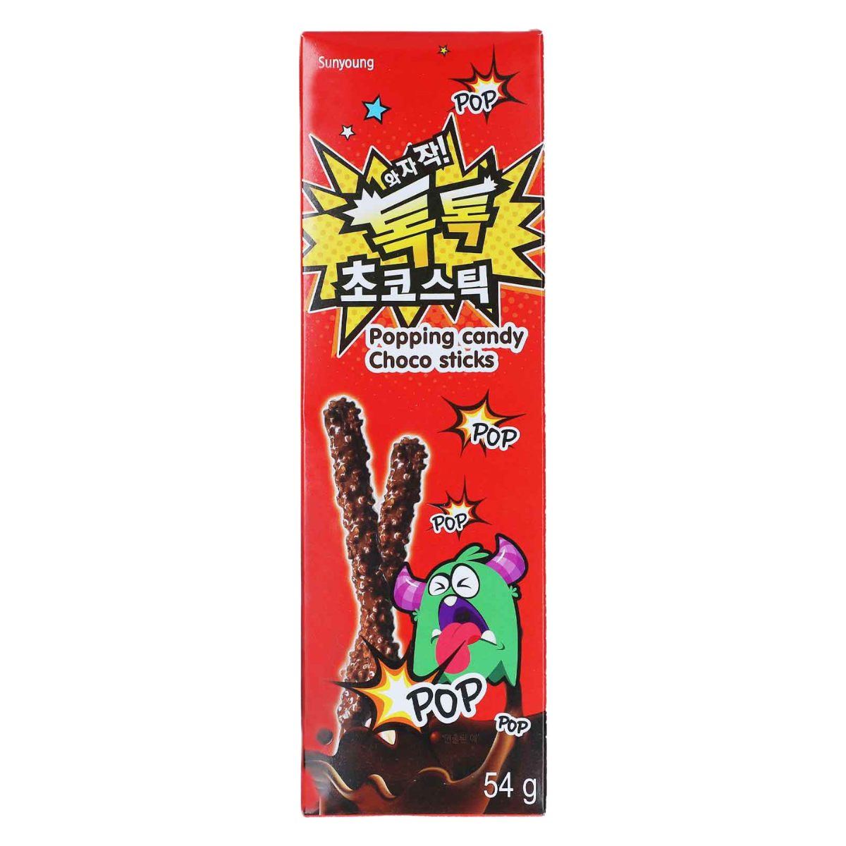 Sunyoung Popping Candy Choco Sticks 54g