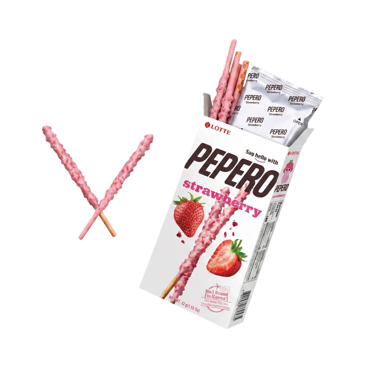 Lotte Pepero Strawberry 32g