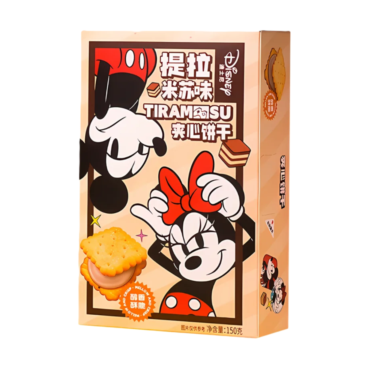 Disney × BinQi Tiramisu Sandwich Biscuits 150 g