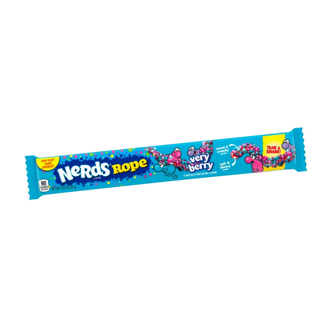 Gelatine (Rind) - Nerds Rope Very Berry 26g
