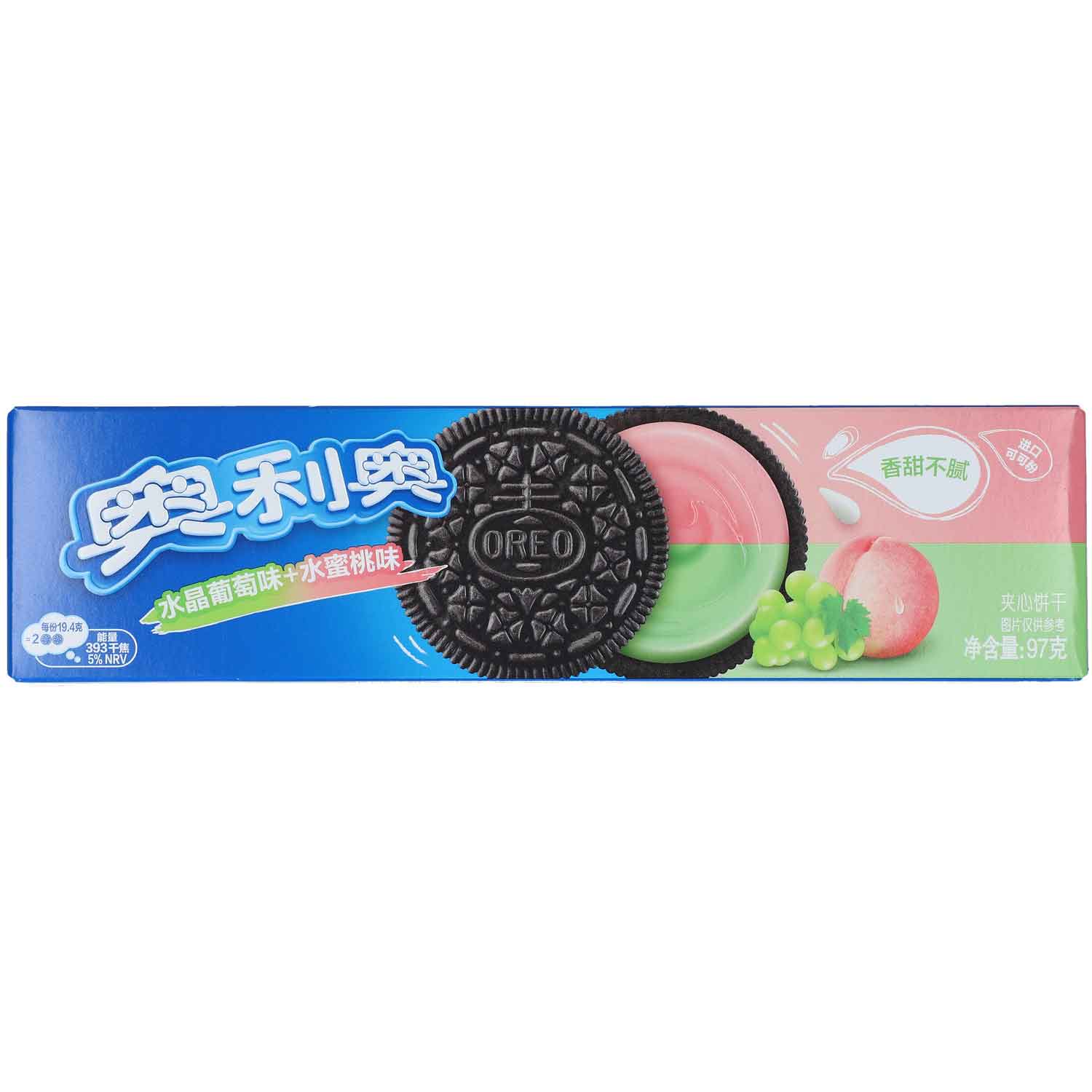 Oreo Crystal Grape Peach 97g
