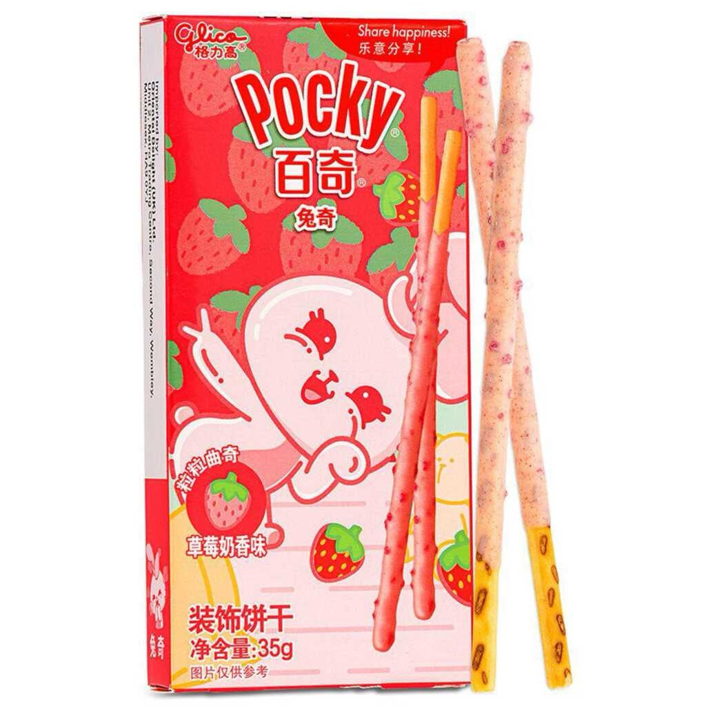 Pocky Little Rabbit Strawberry Milk 35g