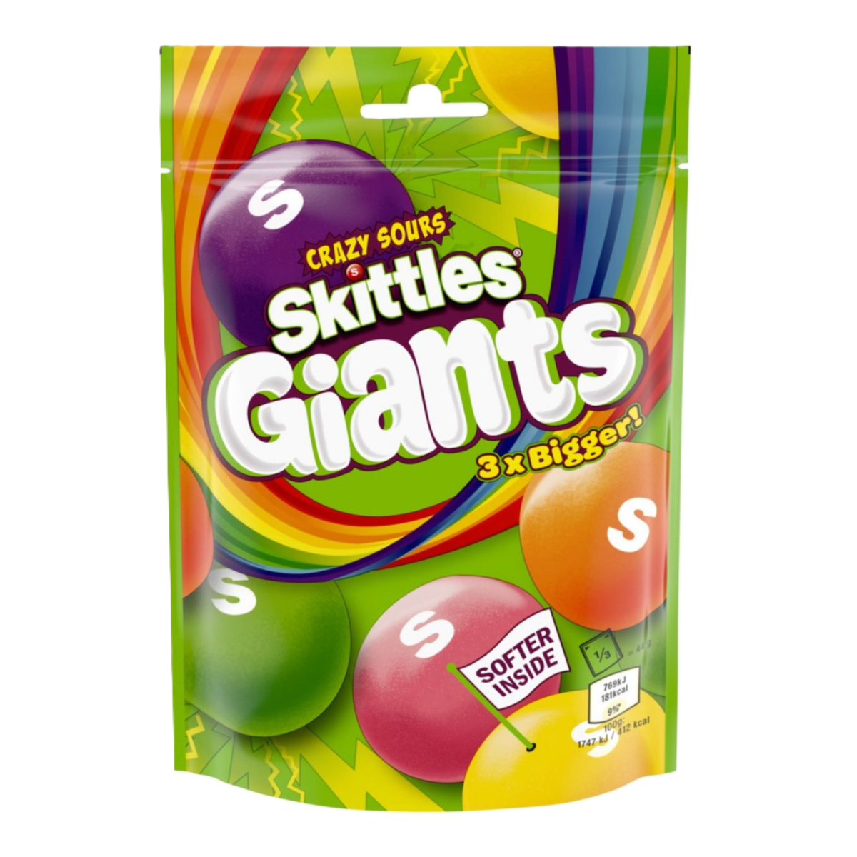 Skittles Giants 3x Bigger 116g