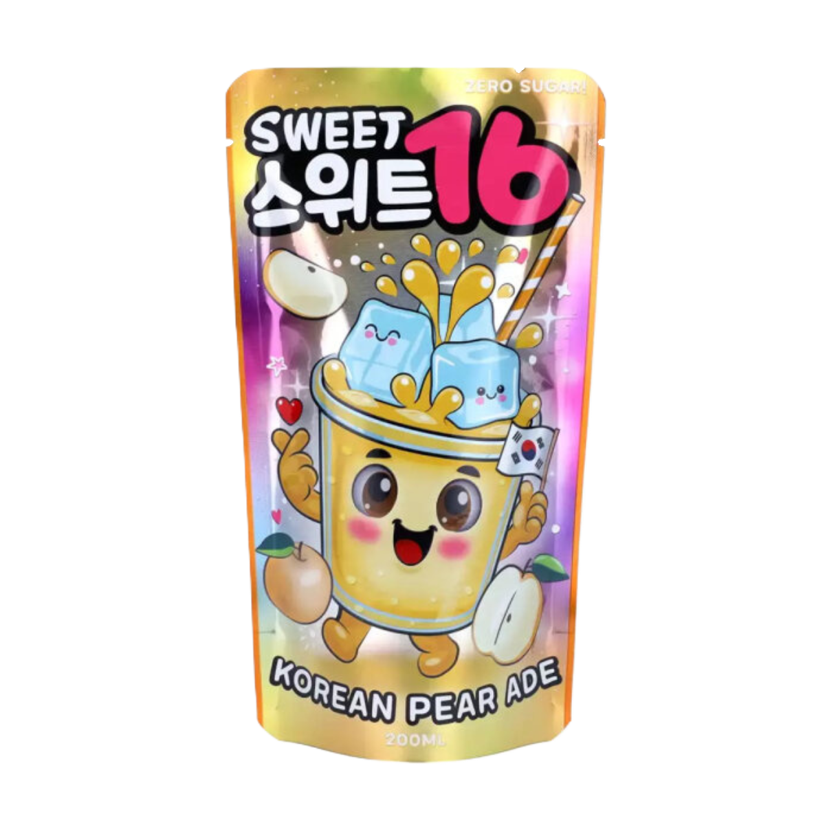 Sweet16 Korean Pear Ade (Zero Sugar) 200ml