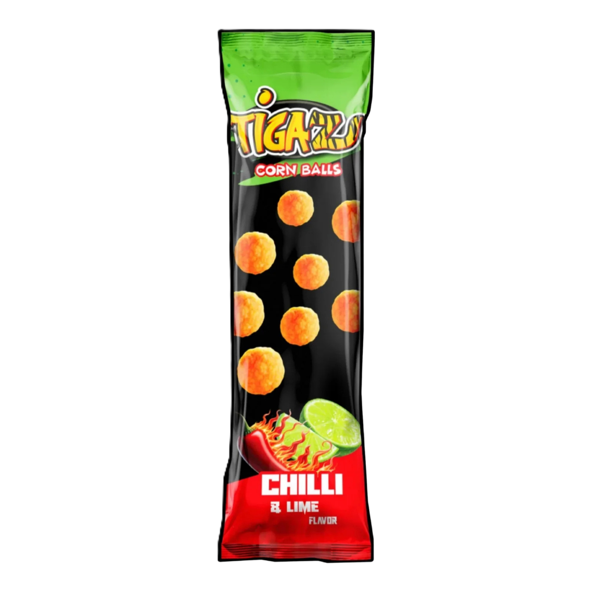Tigaz Corn Chips Chilli & Lime 20g
