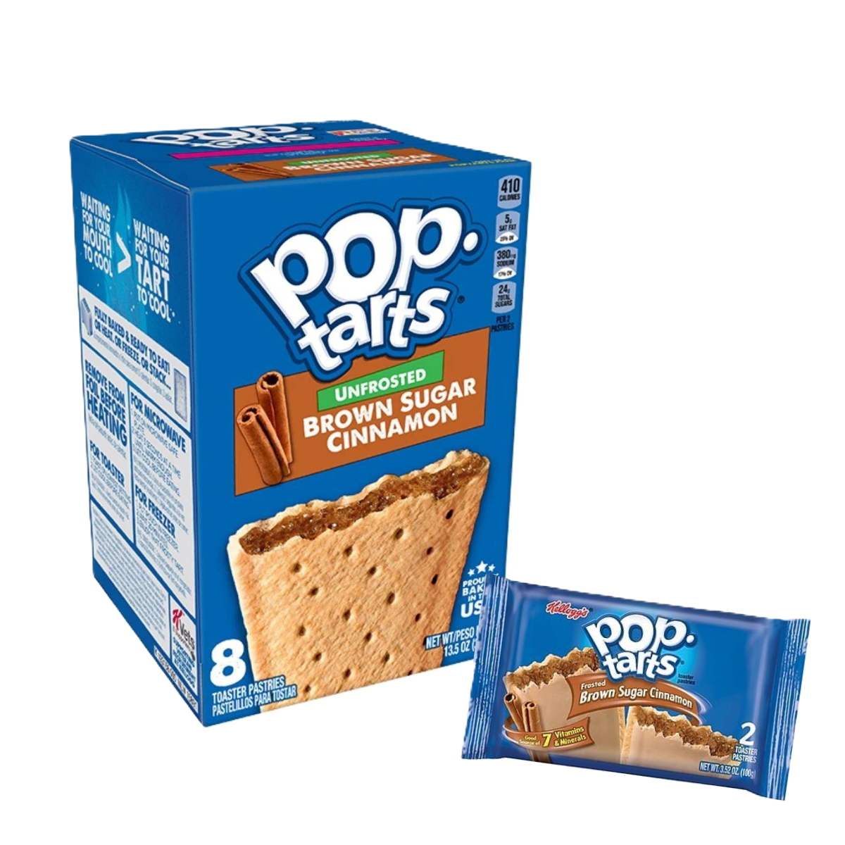 Kellogg's Pop Tarts Frosted Brown Sugar Cinnamon 96g