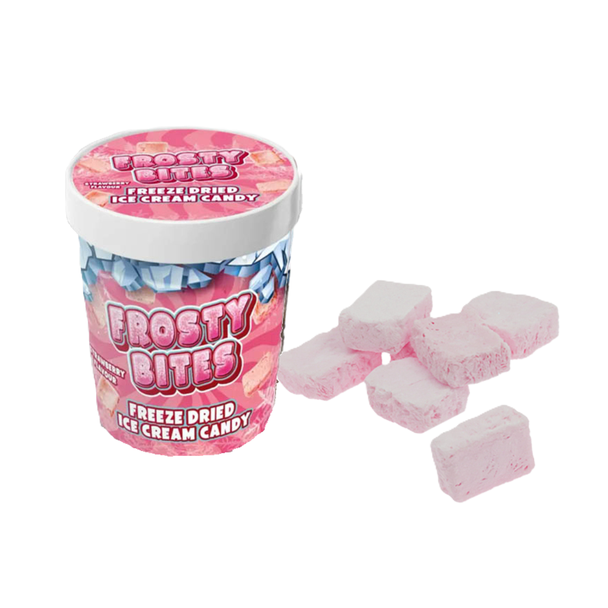 Frosty Bites Freeze Dried Ice Cream Candy Strawberry 40g