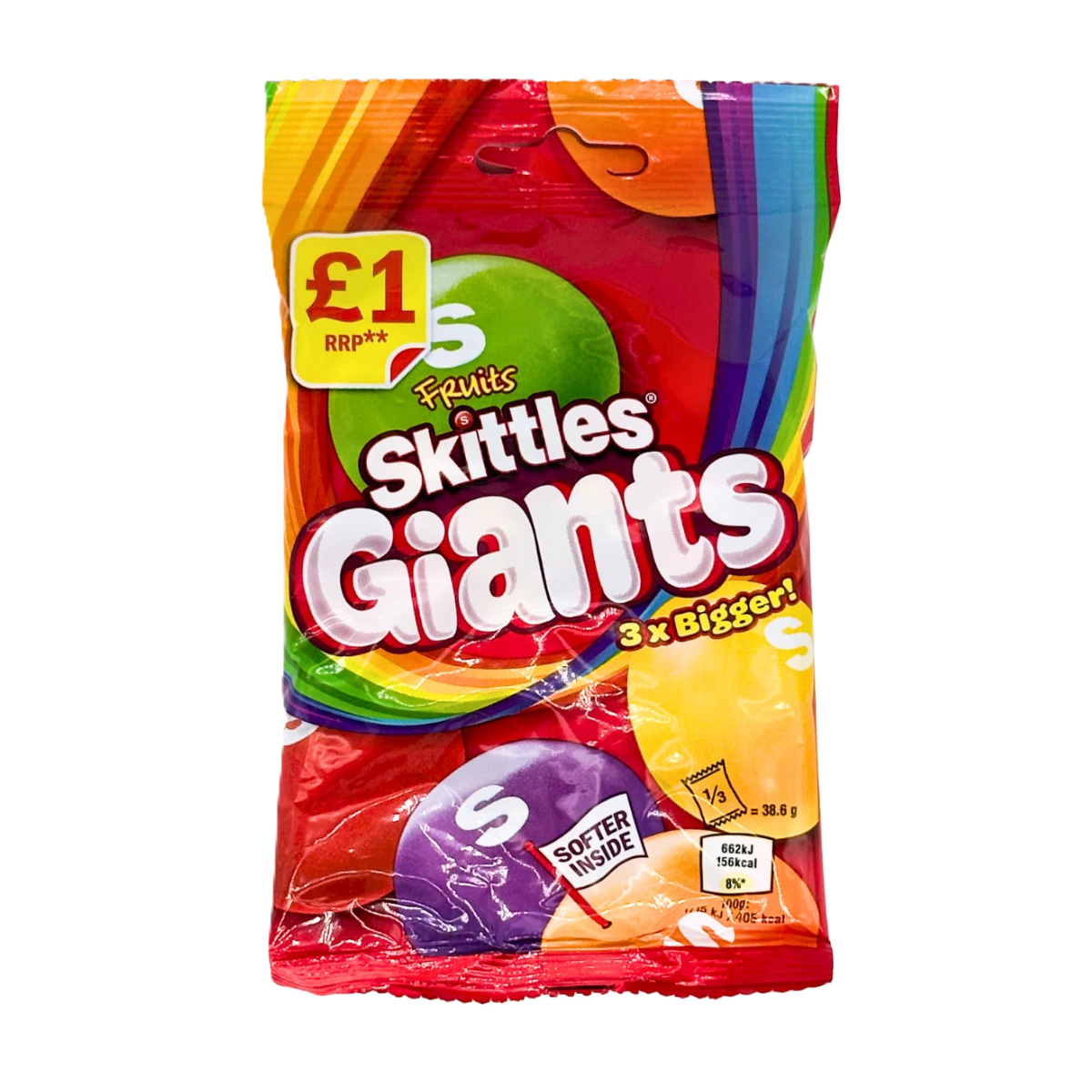 Skittles Giants Fruits 116g