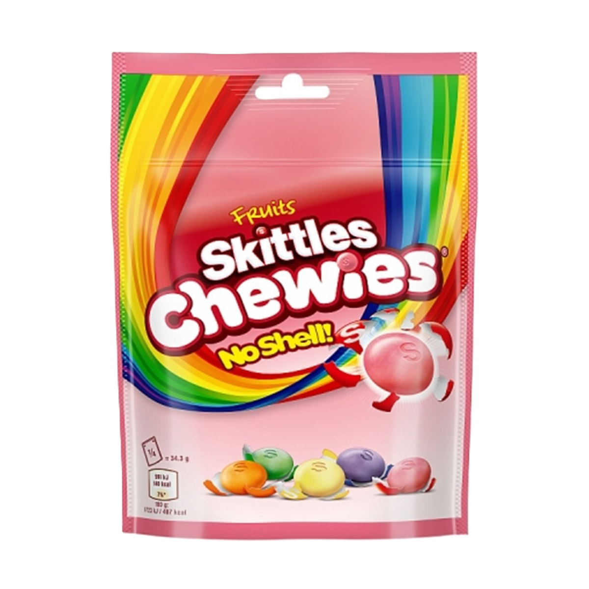 Fruits Skittles Chewies No Shell! 137g