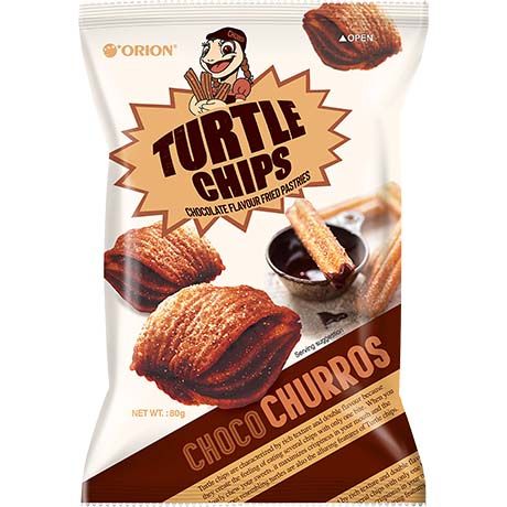 Turtle Chips Churros Choco 80g