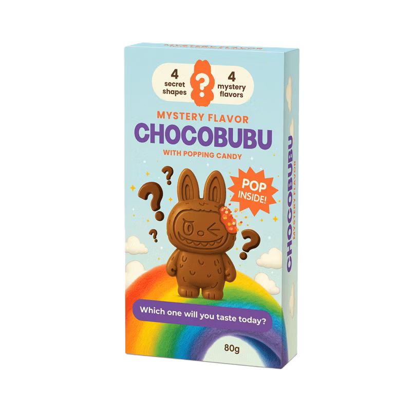 ChocoBubu Mytery Chocolate Flavor Popping Candy 80g