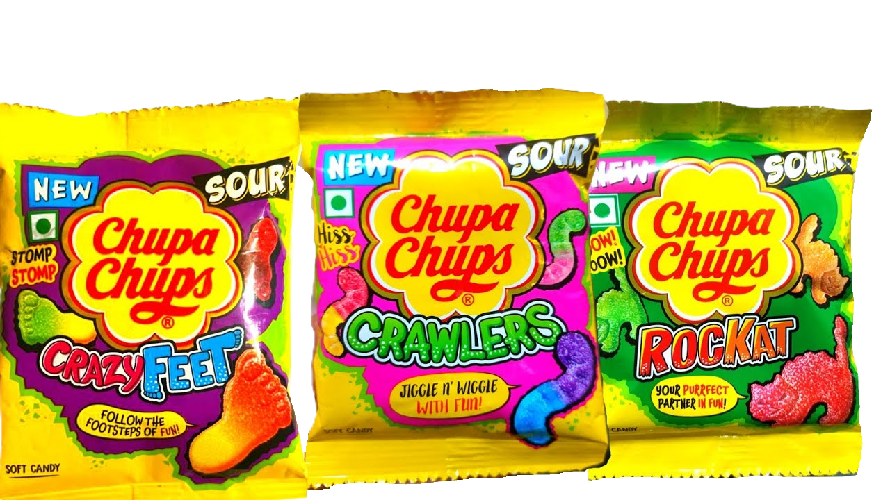 Chupa Chups Crawlers/Rockat/Crazy Feet 3x93 g