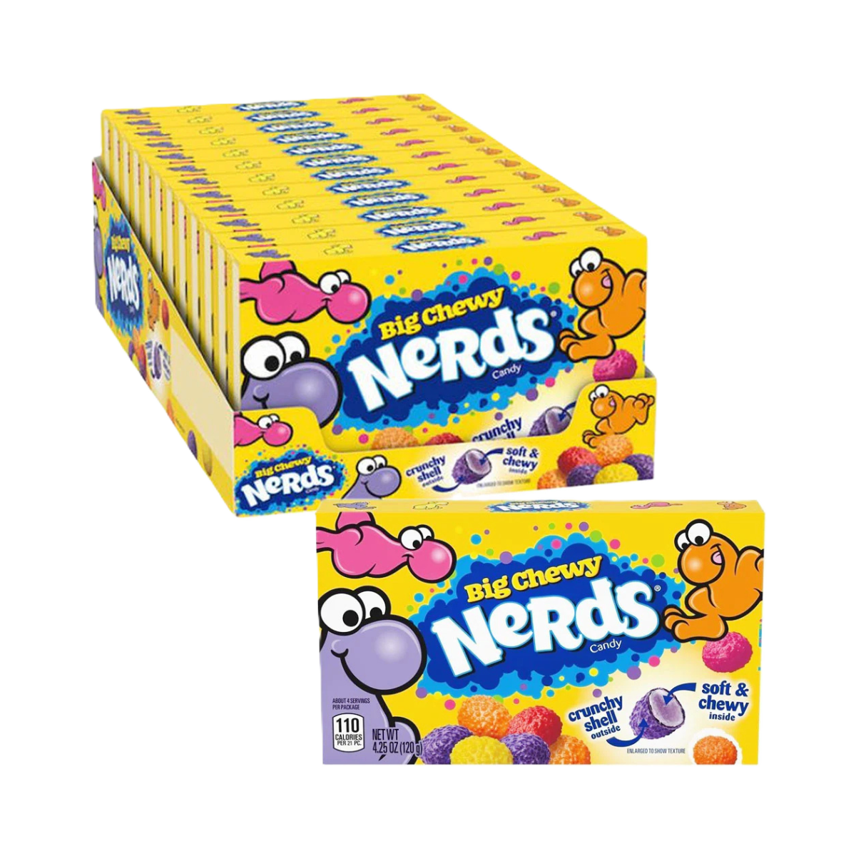Wonka Nerds Big Chewy 120g